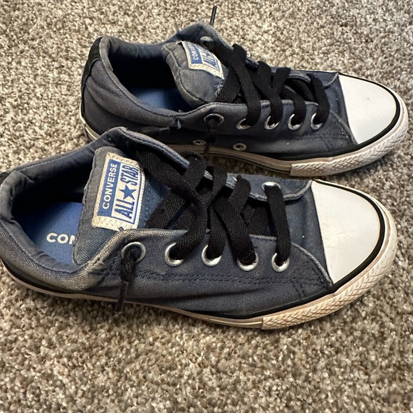 Converse Slip On Faded Blue Padded Tongue Size 2 - Picture 2 of 7